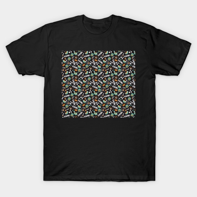 Sweet Cute Baking Art Pattern II T-Shirt by FlinArt